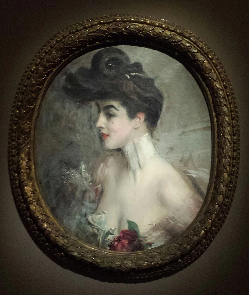 Mme X con collare di perline, 1904